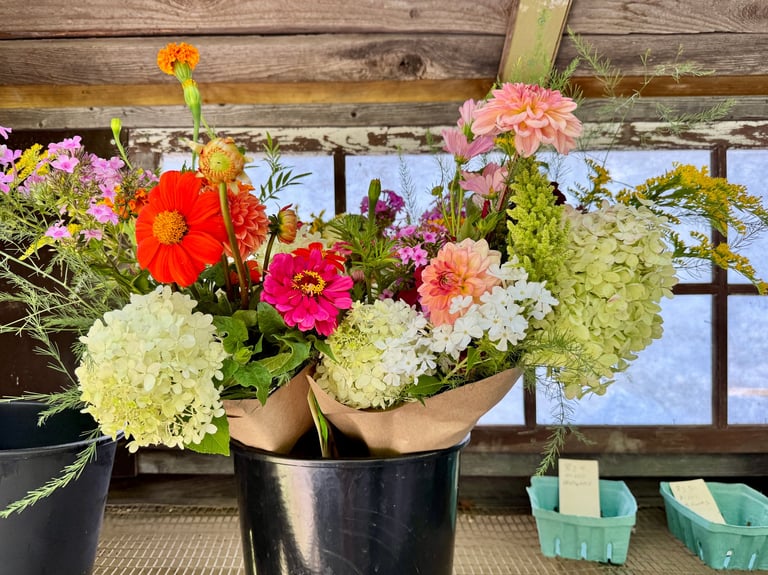 Handgemaakte boeketten